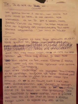 Da es nicht der Gärtner war 1