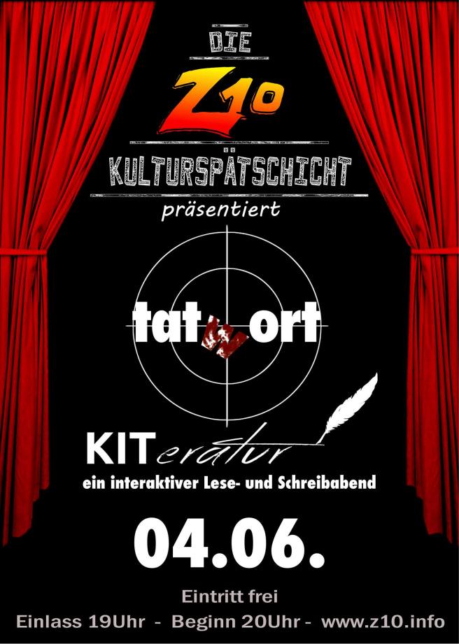 Veranstaltungsplakat KITeratur TatWort