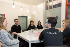 Bild Hochschulgruppe kiteratur für clickit foto: patrick langer/kit 04