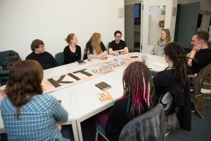 Bild Hochschulgruppe kiteratur für clickit foto: patrick langer/kit 05