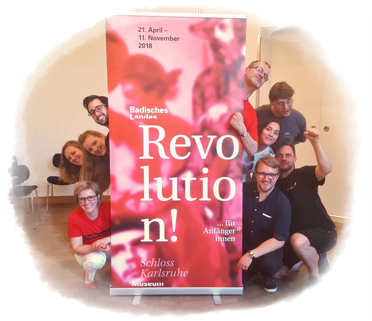 Gruppenbild KITeratur - Ausstellung Revolutionen - Badisches Landesmuseum