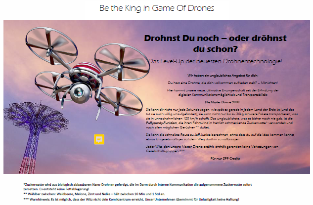 Bild Drohnen-Pseudo-Werbung von Frank Winkler