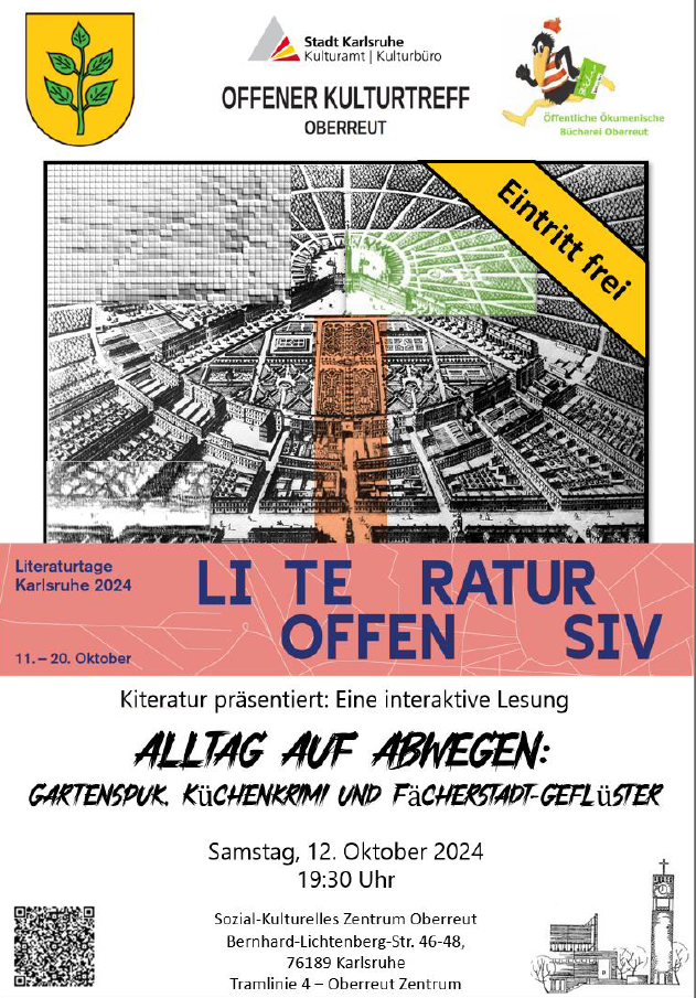 Flyer Kiteratur bei den Literaturtagen